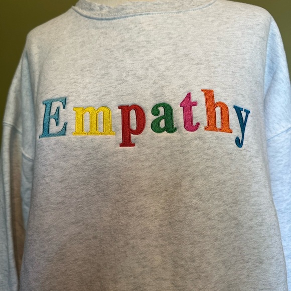 Empathy Multicolor Embroidered Sweatshirt - Picture 2 of 4